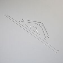 E-flite Pushrod Float Wire Set: 1.2m Clipped Wing Cub