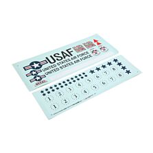 E-flite Decal Sheet: F-16 70mm EDF