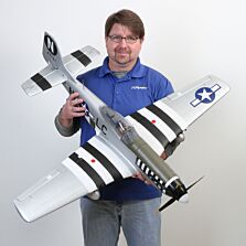 E-flite P-51D Mustang 1.2m BNF Basic with AS3X and SAFE Select