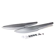 E-flite Float Set with Hardware, Silver, 39.5"