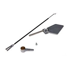 E-flite Water Rudder with Pushrod, Silver, 39.5" Floats