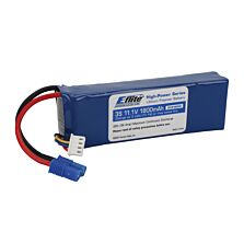 E-flite 11.1V 1800mAh 3S 20C LiPo Battery: EC3
