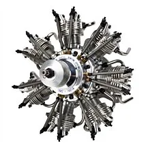 Evolution Engines 7-Cylinder 35cc 4-Stroke Glow Radial Engine