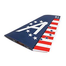 Hangar 9 Fin and Rudder: Hawk/T-45 140-160N
