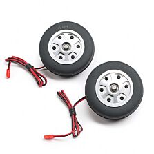 Hangar 9 Main Wheels Set with Brakes: Hawk/T-45 140-160N