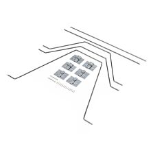 Hangar 9 Float Strut Set: Valiant 20cc