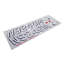 Hangar 9 Decal Sheet: Carbon Cub FX-3 100-200cc