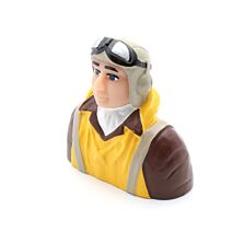 Hangar 9 1/6 Scale WWII Pilot with Vest, Helmet, Goggles