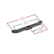 Hangar 9 Aluminum Double Sx Arm, 3" Hitec