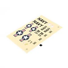 HobbyZone Decal Sheet: T-28 Trojan S