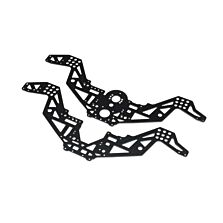 Losi Chassis Plate Set V2, Black: Mini LMT Megalodon