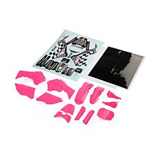 Losi Plastics with Wraps, Pink: PM-MX/SM