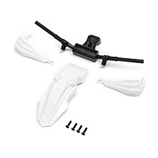 Losi Fender, Handguards & Handle Bars, White: PM-SM/MX