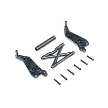 Losi Wheelie Bar Set, Black: Mini LMT