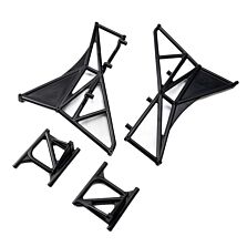 Losi Fender Mounts and Cage, Rear, Left/Right: 5IVE-T 3.0