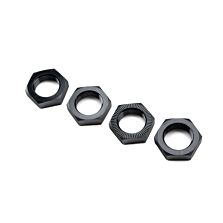 Losi Wheel Nut, Black (4): ALL 5IVE