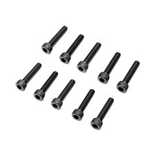 Losi Cap Head Screws, M5 x 25mm STL (10)