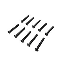 Losi Button Head Screws, M5 x 35mm STL (10)