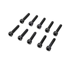Losi Cap Head Screws, M4 x 20mm STL (10)