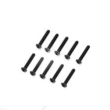 Losi Button Head Screws, M5 x 30mm STL (10)