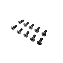 Losi Flat Head Screws, M6 x 16mm STL (10)