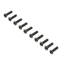 Losi Button Head Screws, M4 x 16mm STL (10)