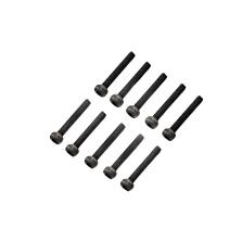 Losi Cap Head Screws, M4 x 25mm STL (10)