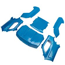 Losi Body Set, Complete, Metallic Blue: 5IVE-T 3.0