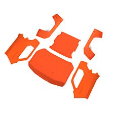 Losi Body Set Complete, Flourescent Orange: 5IVE-T 3.0