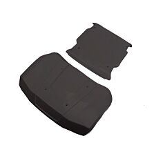 Losi Body Panel, Hood & Roof, Black: 5IVE-T 3.0