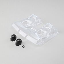 Losi 1/10 Clear Interior Set with Helmets: Baja Rey