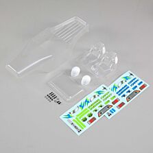 Losi 1/10 Clear Body Set with Driver Insert: Night Crawler SE