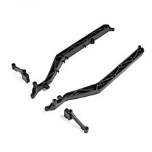 Losi Side Guard Set, Aluminum Chassis: 22S
