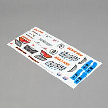 Losi ElectricBlueDecalSheet Rock Rey
