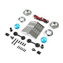 Losi Front LED Lights and Grill Set, Son Uva Digger:LMT