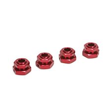 Losi 20mm Wheel Hex Set, Red: XXL/2
