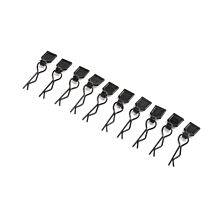 Losi Body Clips, Black, Small (10): LMT