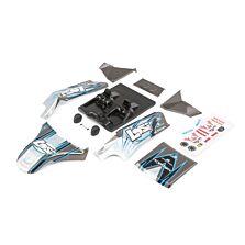 Losi 1/5 Screened Body Set, Grey: DBXL-E
