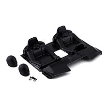 Losi Interior Set with Helmets, Clear: SBR 2.0