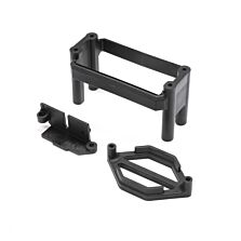 Losi ESC & Servo Mount: 8X Super Lasernut