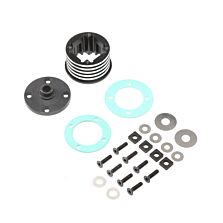 Losi Diff Housing Set, Aluminum (1): DBXL-E
