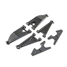Losi Front Suspension Arm Set Upper/ Lower (Left and Right): Super Baja Rey