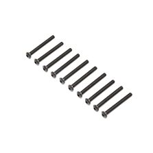 Losi Button Head Screws, Steel, Black Oxide, M4 x 35mm (10)