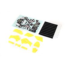 Losi Yellow Plastics with Wraps: PM-MX/SM