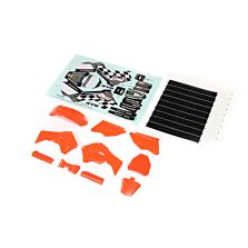 Losi Orange Plastics with Wraps: PM-MX/SM