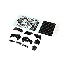 Losi Black Plastics with Wraps: PM-MX/SM