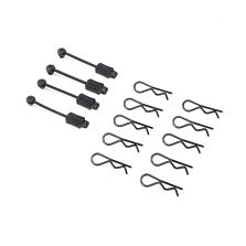 Losi Body Clip (10) & Leash (4): PM-MX/SM