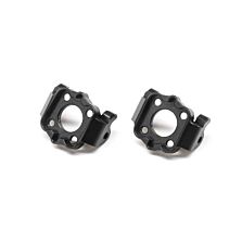 Losi Aluminum Spindle Carrier Set, 5deg, Black: Mini LMT