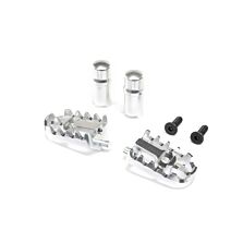 Losi Aluminum Foot Pegs, Silver: PM-MX/SM