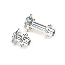 Losi Aluminum Hub Set, Machined, Silver : PM-MX/SM